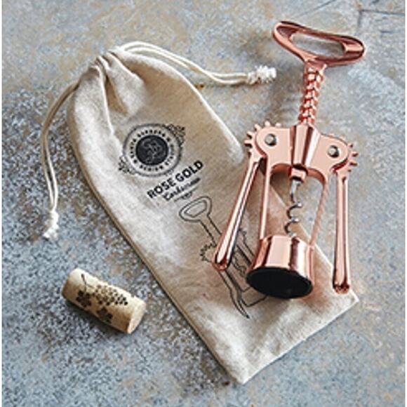Santa Barbara Design Studio Corkscrew Wine Bottle Opener 7.25 In. Rose Gold $48 - Picture 2 of 2